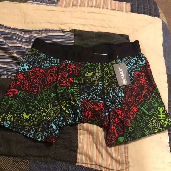 Ballsy Underwear & Socks Ballsy Jolly Jewels Boxerbriefs Large 3436